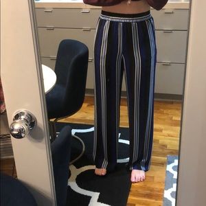blue and white striped pants forever 21